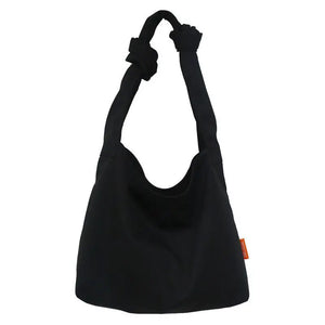 Solid Classic Shoulder Bags Women Hasp Large Capacity Nylon Bag Students