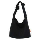 Solid Classic Shoulder Bags Women Hasp Large Capacity Nylon Bag Students
