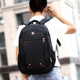 Solid Backpack High Capacity Schoolbags Travel Bag For Teenager Girls Boys