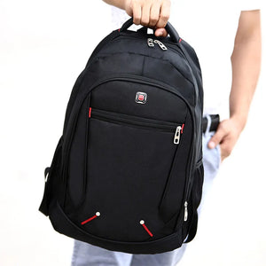 Solid Backpack High Capacity Schoolbags Travel Bag For Teenager Girls Boys
