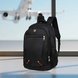 Solid Backpack High Capacity Schoolbags Travel Bag For Teenager Girls Boys