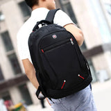 Solid Backpack High Capacity Schoolbags Travel Bag For Teenager Girls Boys
