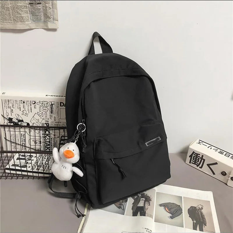 Oversized Hip Hop Backpack Men Women Casual Travel Schoolbag Shopping