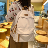 Women's Waterproof Nylon Travel Backpack for College School