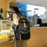 Women's Waterproof Nylon Travel Backpack for College School