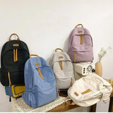 Women's Waterproof Nylon Travel Backpack for College School