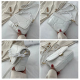 Acrylic Chain Portable Shoulder Bag Cross Body Small Square Bag