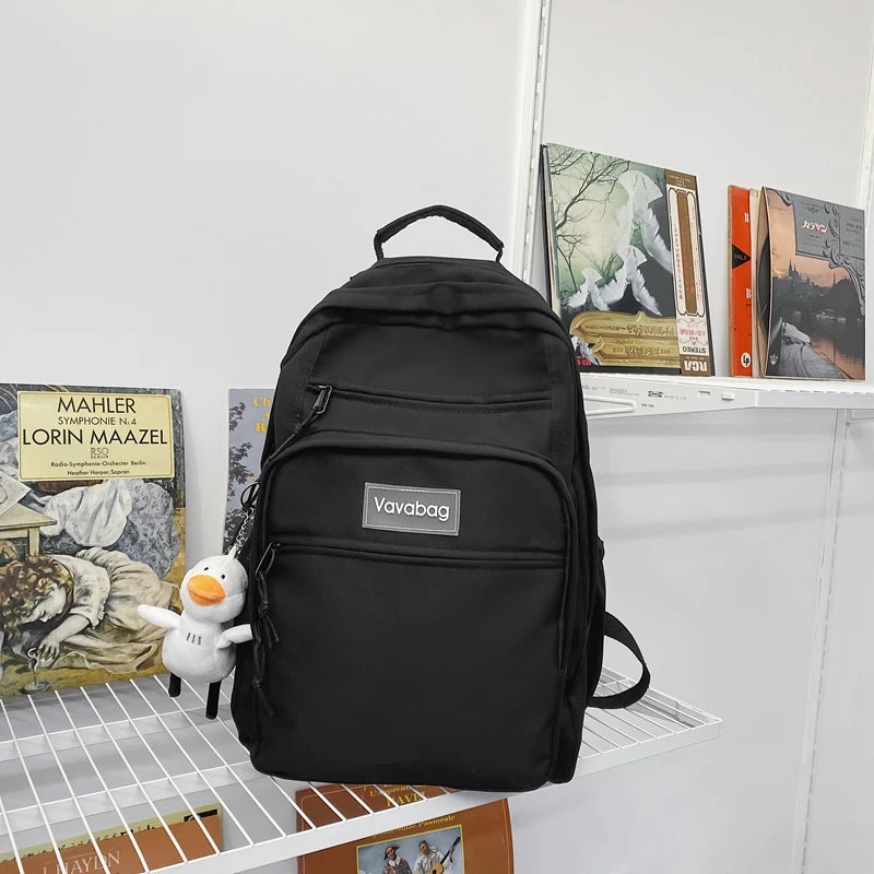 Large Capacity Women Backpack Multi-pocket Travel Schoolbag