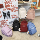 Large Capacity Women Backpack Multi-pocket Travel Schoolbag