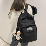 Large Capacity Women Backpack Multi-pocket Travel Schoolbag