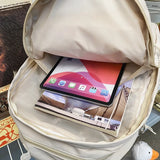 Large Capacity Women Backpack Multi-pocket Travel Schoolbag