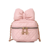 High-Quality Soft Leather Women's Handbag with Bowknot Detail