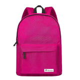 Solid Campus Backpacks Leisure Bags School Bag