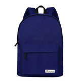 Solid Campus Backpacks Leisure Bags School Bag