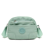 Canvas Crossbody Bag Large Capacity Zipper Bag with Adjustable Strap