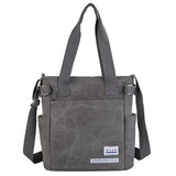 Canvas Shoulder Bag Large Capacity Men Messenger Bag Student Laptop
