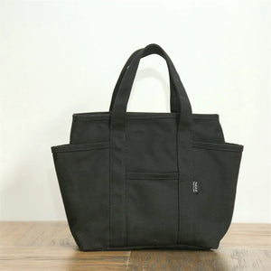 Solid Canvas Women'S Bag Mummy Cloth Bag Reusable Shopping Tote
