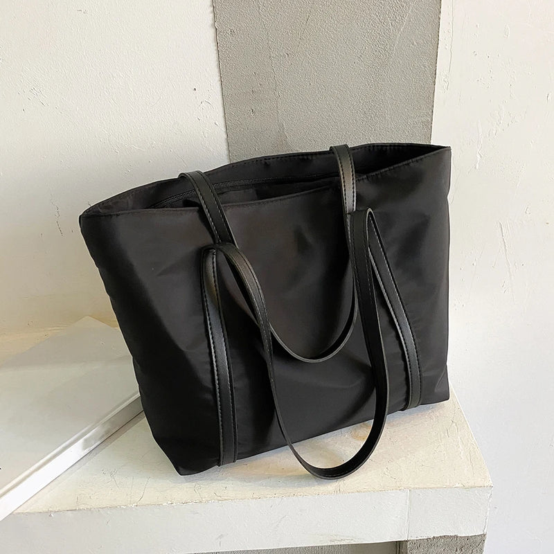 Casual Top-handle Bag Oxford Women Shoulder Bags Daily Large Capacity Handbags