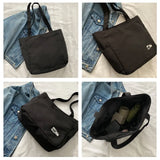 Casual Women Canvas Tote Bag Beach Shoulder Bag Large Capacity