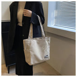Casual Women Canvas Tote Bag Beach Shoulder Bag Large Capacity