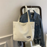Casual Women Canvas Tote Bag Beach Shoulder Bag Large Capacity