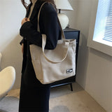 Casual Women Canvas Tote Bag Beach Shoulder Bag Large Capacity