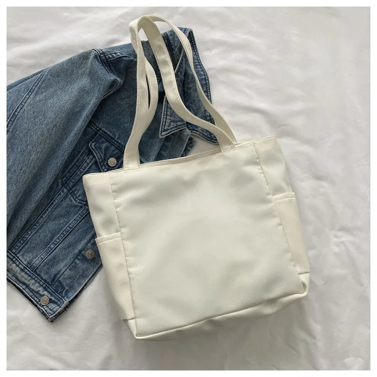 Casual Women Canvas Tote Bag Beach Shoulder Bag Large Capacity