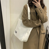 Casual Women Canvas Tote Bag Beach Shoulder Bag Large Capacity