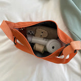 Women's Solid Chest Bag Large Capacity Travel Crossbody Female Belt Bag