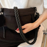 Travel Crossbody Half Moon Belt Bag Large Capacity Women's Chest Bag