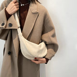Large Capacity Solid Chest Bag for Women Travel Crossbody Belt Bag