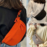 Travel Crossbody Half Moon Belt Bag Large Capacity Women's Chest Bag