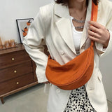 Women's Solid Chest Bag Large Capacity Travel Crossbody Female Belt Bag