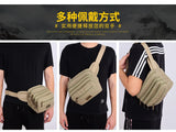Canvas Chest Bag for Men Large Capacity Waist Fanny Pack