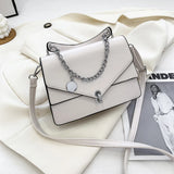 Classic PU Leather Women's Shoulder Bag Square Handbags
