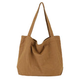 Classic Shoulder Bag Canvas School Shopping Large Capacity