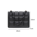 Mini Crossbody Bag PU Leather Handbag Purse Small Shoulder Messenger Bag