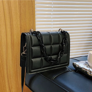 Mini Crossbody Bag PU Leather Handbag Purse Small Shoulder Messenger Bag