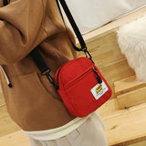 Nylon Crossbody Purse Small Messenger Bag Adjustable Strap Casual Satchel