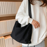 Solid Autumn Winter Ladies Shoulder Bag High Canvas Women Messenger Bags