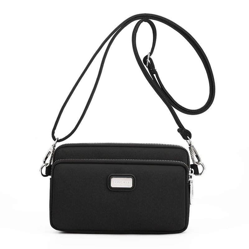 Solid High Nylon Ladies Shoulder Bag Mini Women Messenger Bags