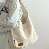 Solid Ladies Tote Bag Women's Handbags Shoulder Bags College Student Schoolbag