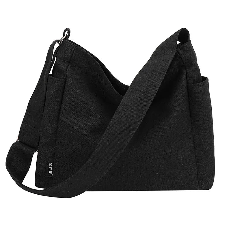 Large Canvas Crossbody Bag for Women