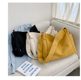 Large Canvas Crossbody Bag for Women