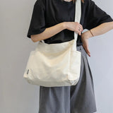 Large Canvas Crossbody Bag for Women
