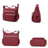 Solid Ladies Shoulder Bag High Nylon Women Messenger Bags Mobile Phone Bag