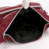 Solid Ladies Shoulder Bag High Nylon Women Messenger Bags Mobile Phone Bag
