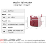 Solid Ladies Shoulder Bag High Nylon Women Messenger Bags Mobile Phone Bag