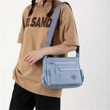 Solid Ladies Shoulder Bag High Nylon Women Messenger Bags Mobile Phone Bag