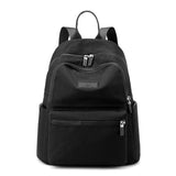 Solid Women's Backpack High Nylon Ladies Student Schoolbag Ladies
